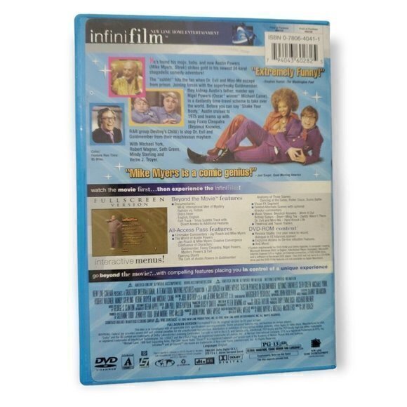 Austin Powers In Goldmember (Infinifilm Full Screen Edition) - DVD - EXCELLENT - Picture 2 of 3